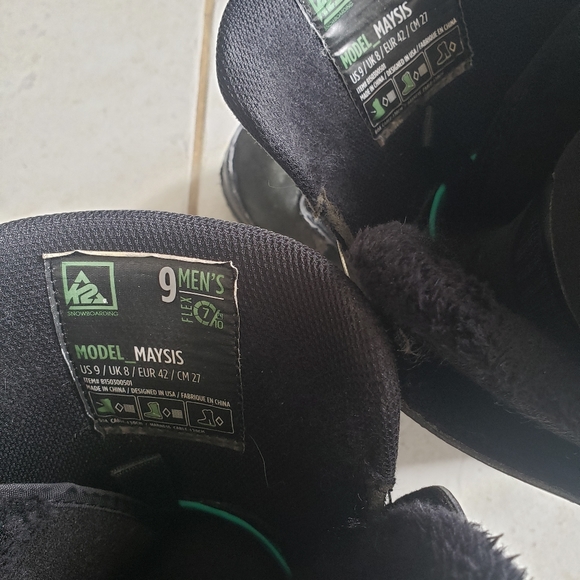K2 Maysis double boa snowboard boots - Picture 4 of 7
